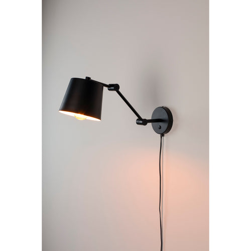 Housecraft living Hajo Wandlamp - Zwart - vtwonen shop