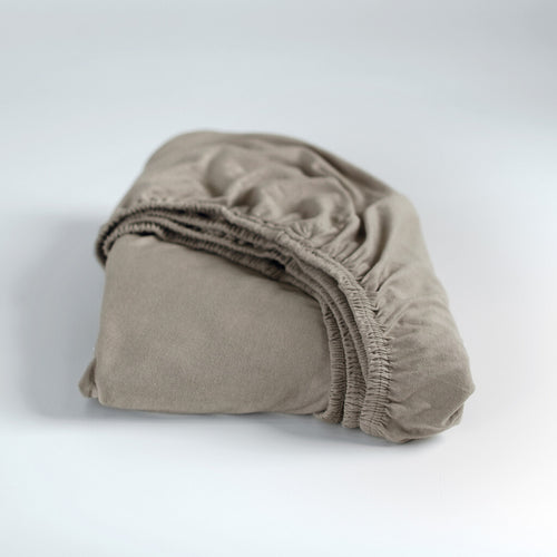 Cinderella - Hoeslaken Jersey - 80/90/100x200/210/220 cm - Taupe