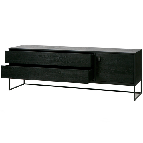 WOOOD tv meubel Silas - Essen - Blacknight - 60x180x44 - vtwonen shop