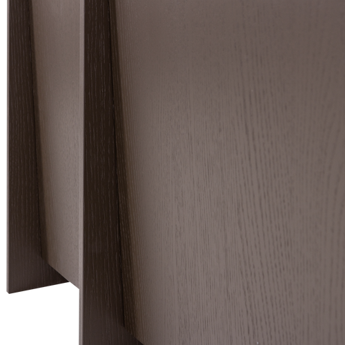 WOOOD tv meubel 102 cm Brock - Essen Fineer - Middenbruin - 53x102x44