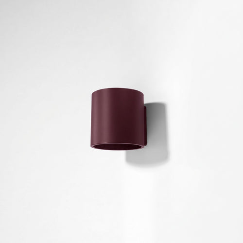 Sollux Lighting Wandlamp ORBIS 1 bordeaux - 10x12x10cm