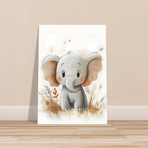 Artfulprints  Avontuurlijke olifant   poster 30x40 cm - vtwonen shop