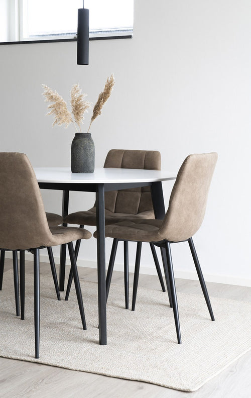 Artichok Valery vaas keramiek - set van 3 - donkergrijs - vtwonen shop