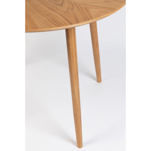 Housecraft Living Fabio Eettafel Rond Hout 100 cm Naturel - vtwonen shop