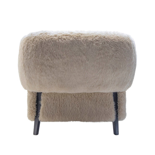 DÉJA Living Fauteuil Espe Fluffy - Taupe Stof - 91x86x77cm - vtwonen shop