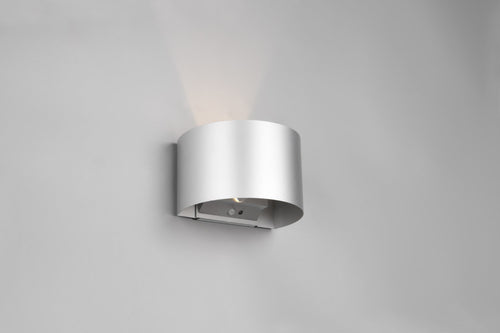 Trio Leuchten wandlamp Talent - 2 lichts - 11.5  x 10   cm - grijs