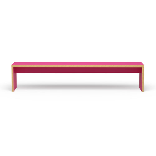 HKLIVING bank – raspberry – 220cm - vtwonen shop