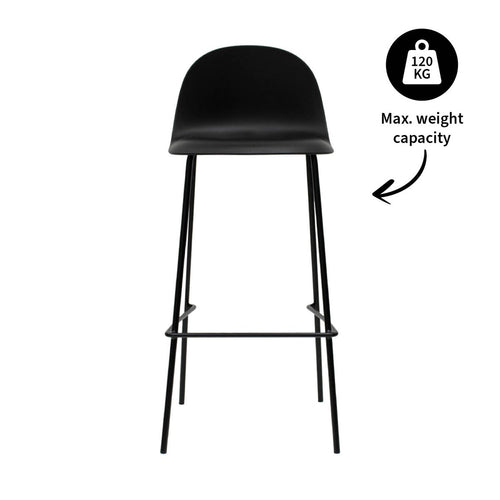 Kick (tuin)barkruk Ciro - Zwart