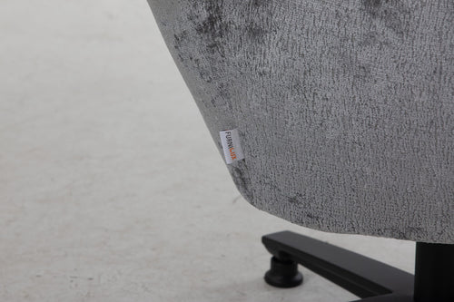 FurniLux Fauteuil Dorien Grijs van de collectie bij – Luxe Comfort en Elegantie in Eén - 54 x 84.5 x 104.5