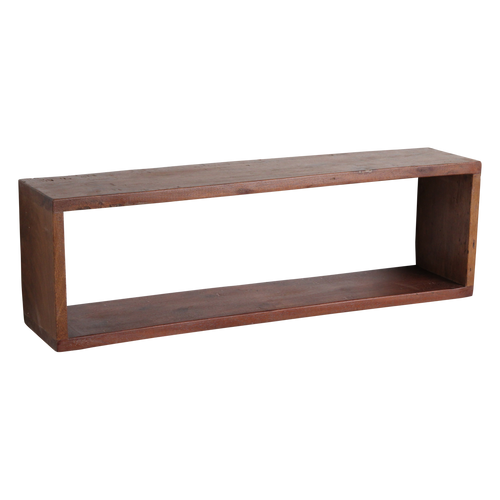 Raw Materials open wandplank - FSC-gerecycled hout - 70x15x22 cm - vtwonen shop