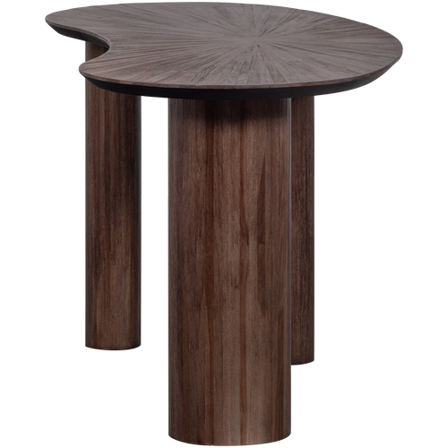 WOOOD organic sidetable/ bureau Sun - Recycled Teak - Bruin - 76x150x62 - vtwonen shop