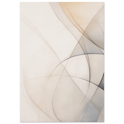 Artfulprints  Abstract - Fine lines 3   poster 50x70 cm - vtwonen shop