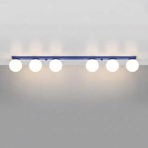 Sollux Lighting Plafondlamp YOLI 6 ultramarijn - 120x12x14,5cm