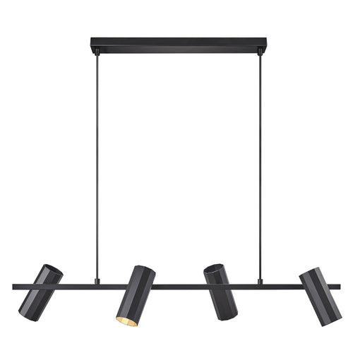 Nordlux Alanis Hanglamp - 4-lichts GU10 - Zwart