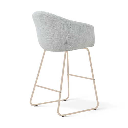 Nolon Nino-Otis barkruk grijs melange - beige onderstel - 65 cm