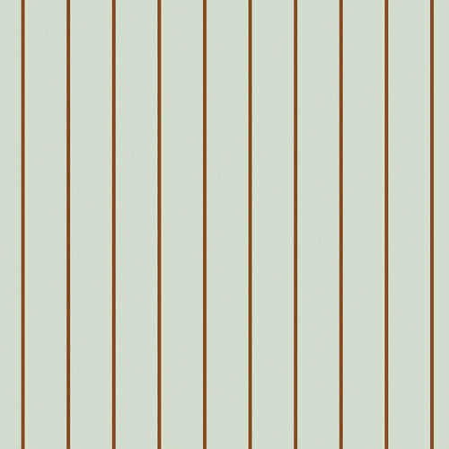 MADE Vliesbehang - Kyria Mint & Chocolate Stripe
