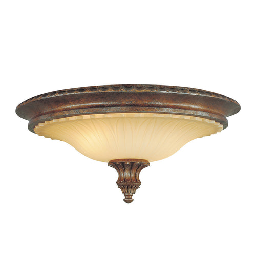 Elstead Stirling Castle - 2 Lichts Inbouw Plafondlamp Brits Brons, E27