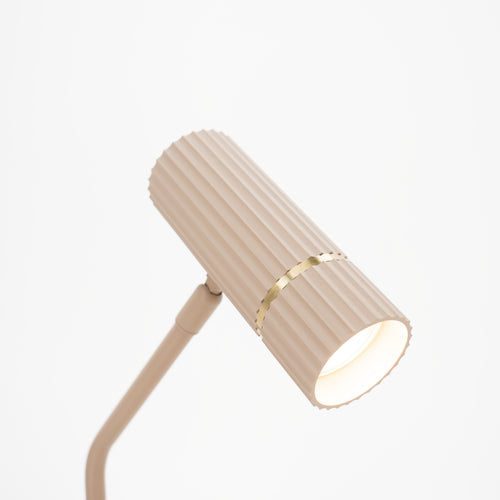 EGLO tafellamp Caminia - gu10 - 48,5 cm - zandkleur/beige/goud