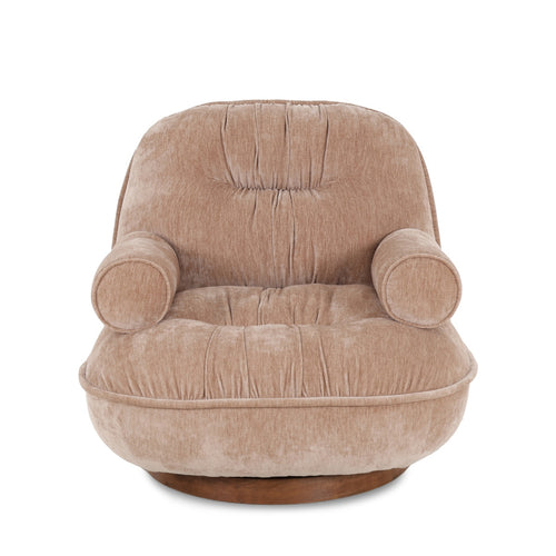 DÉJA Living Draaifauteuil Melbu - Beige Stof - 93x102x85cm