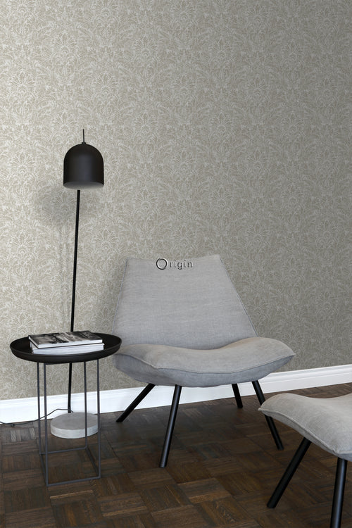 Origin Wallcoverings behang ornamenten donker beige - 53 cm x 10,05 m - 347308 - vtwonen shop