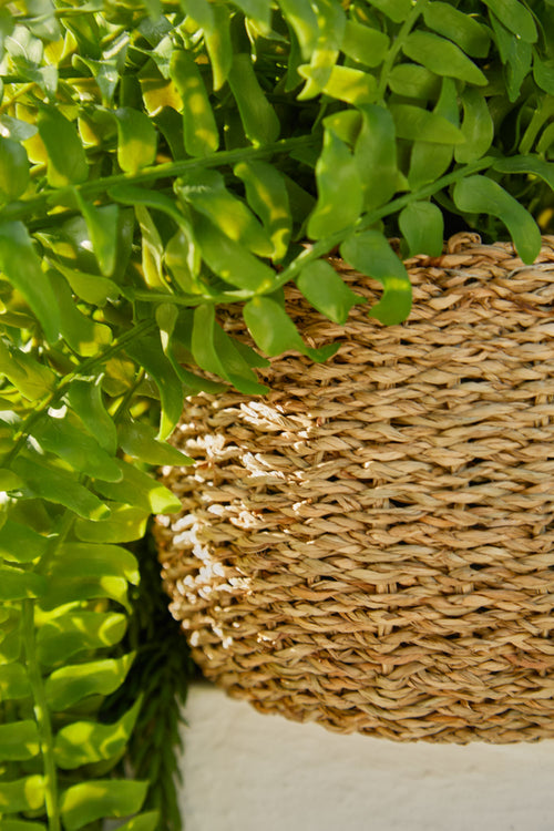 Calma House Bloempot Phan - Naturel - Diam. 27x25