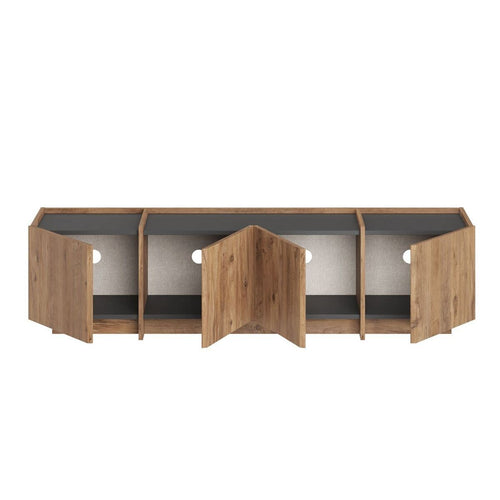 Calicosy - TV-meubel ARVEN - beige 180x90x75 cm