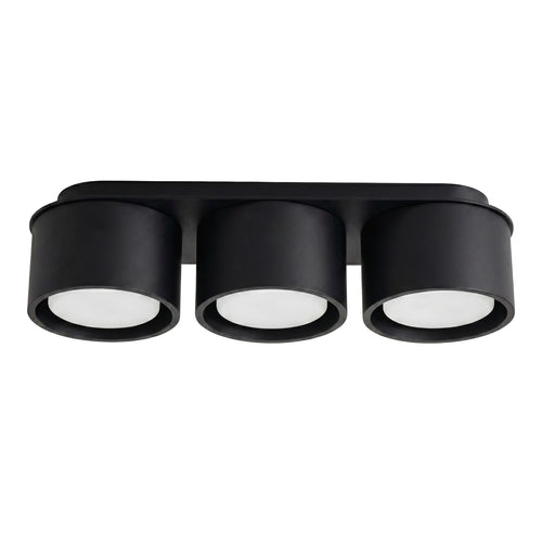 Sollux Lighting Plafondlamp MODO 3 zwart Gx53 - 32,4x10,4x8,2cm