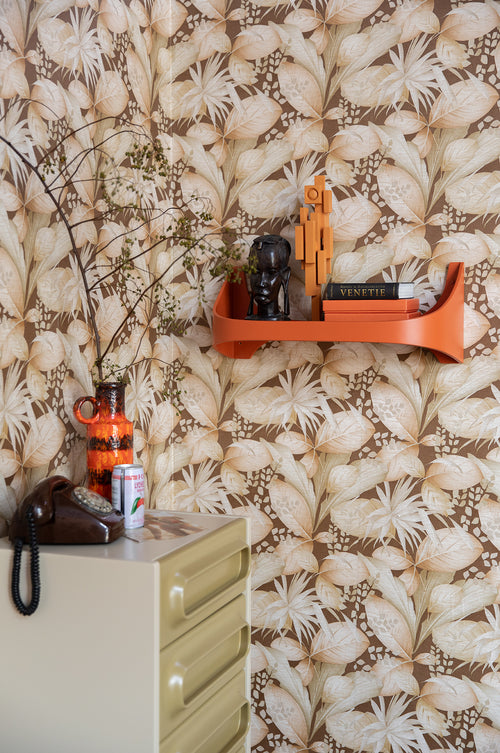 HKLIVING wandplank Retro – oranje