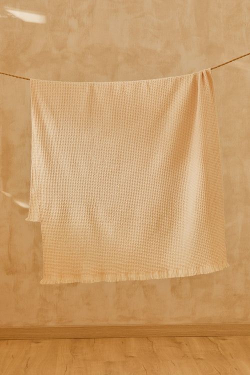 Calma House Strandhanddoek Ona - Ecru - 100x180
