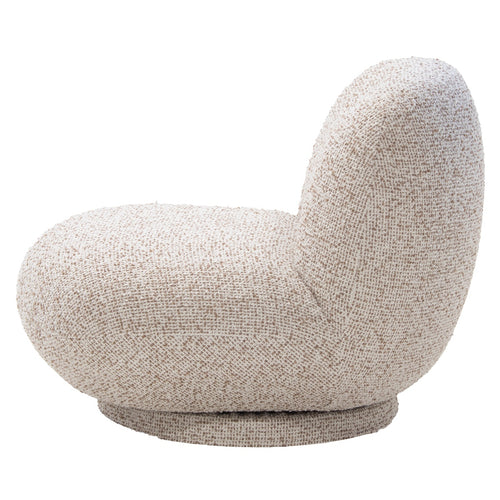 DÉJA Living Fauteuil Léa - Stof/Metaal - Beige - vtwonen shop