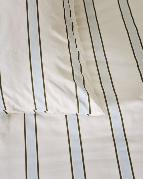 vtwonen Dekbedovertrek Fun Stripe - 240 x 220 cm - Blauw