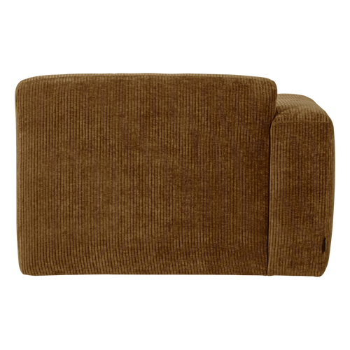 WOOOD chaise longue bank links Mojo Base - Rib - Honinggeel - 74x112x162