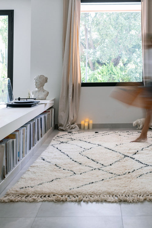 AFK Living vloerkleed Berber - handgemaakt - Wol - 250 cm x 350 cm