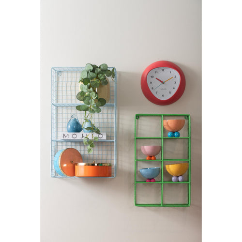 Karlsson wandklok Funky Vibes - rood - Ø25.5cm - vtwonen shop