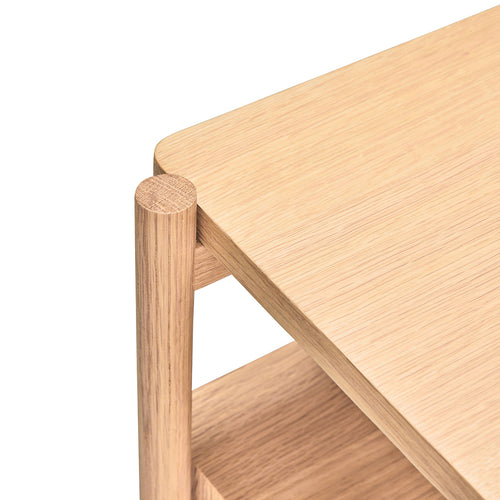 Hübsch nachtkastje Appeal - mdf/eikenfineer/eikenhout - 45x31xh57cm - vtwonen shop