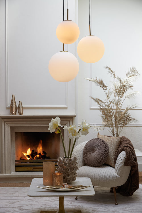 Light & Living kussen BEREND - 40x40cm - bruin