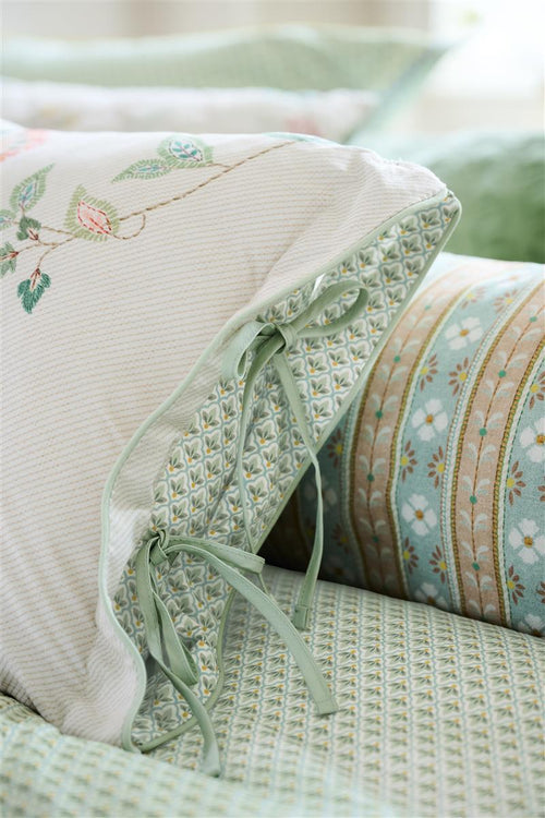 Pip Studio decoratiekussen Kili Flower - 35x60 cm - wit