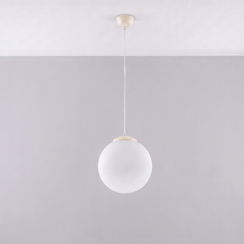 Sollux Lighting Hanglamp UGO 30 beige - 30x30x120cm