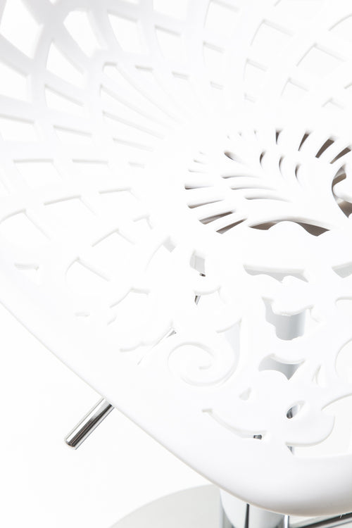 Kare Design Barkruk Ornament - wit - vtwonen shop