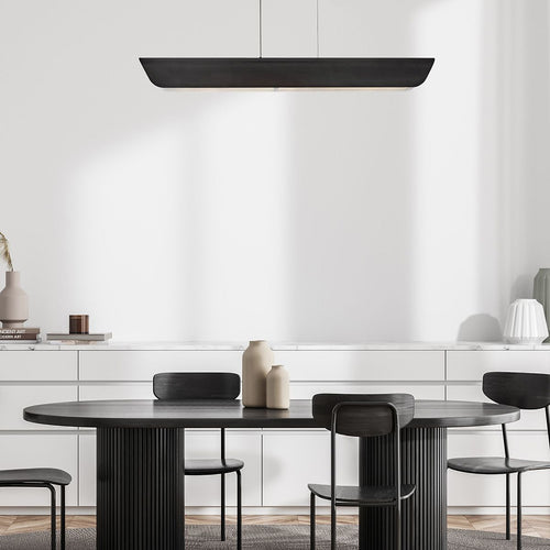 LED-Deckenleuchte, modern, Schwarzoxid, 3000 K