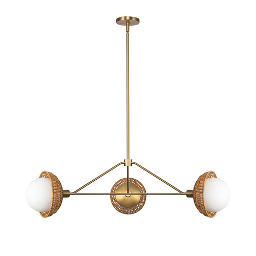 Pendelleuchte Deckenleuchte Modern Gebürstetes Gold 3x E14