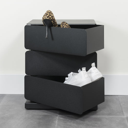 Spinder Design ladekast Joey 3 - Zwart - vtwonen shop