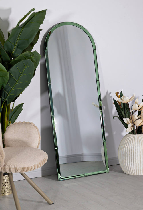 Mauro Ferretti wandspiegel - 55x2x150 cm - groen