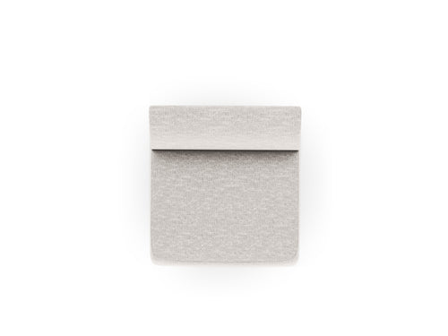 Micadoni Module Miley chenille lichtgrijs - 90x75x70cm