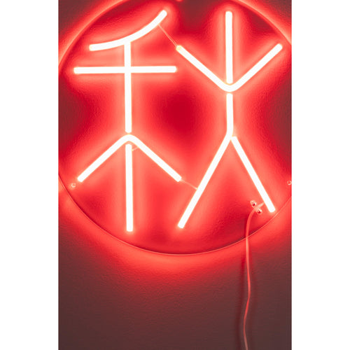 Dutchbone Sya Autumn Neon Wandlamp - Oranje - vtwonen shop