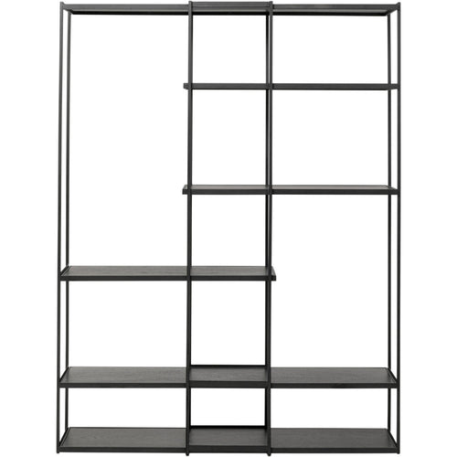 Kare Design Bookshelf Oslo zwart 200x150cm - vtwonen shop