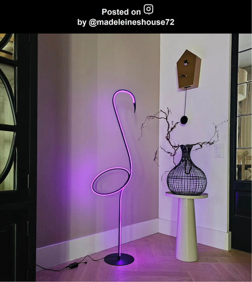 Lucide vloerlamp FLAMINGO - Geïntegreerde LED - Multicolor - vtwonen shop