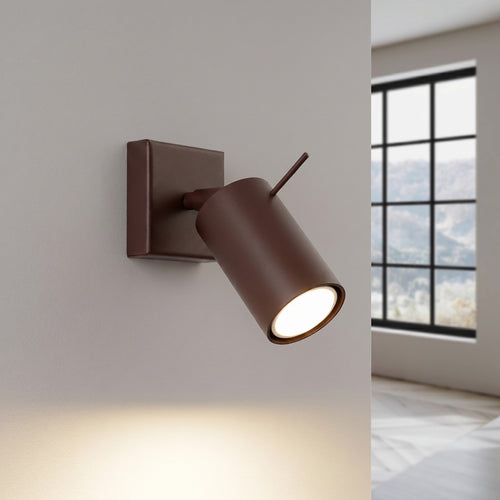 Sollux Lighting Wandlamp RING bruin - 8x16x8cm
