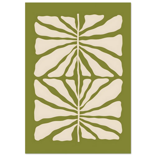 Artfulprints  Matisse - Green vibrant reef   poster 30x40 cm - vtwonen shop