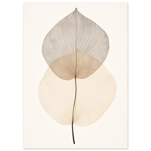 Artfulprints  Japandi leaf   poster 50x70 cm - vtwonen shop